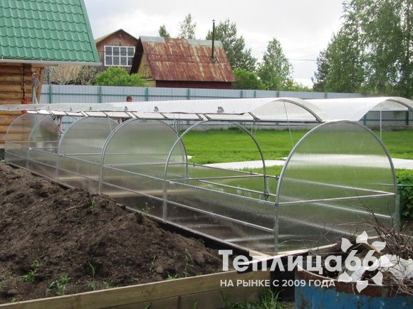 Парник Рада Бабочка под поликарбонат, ширина 1,3 метра